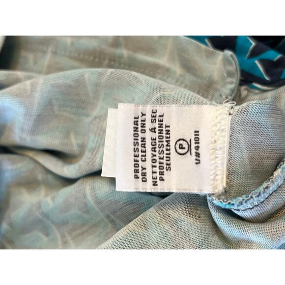 Diane Von Fursternburg Wide Leg Geometric Pants Size 8 Artsy Casual 100% Silk - Picture 11 of 16